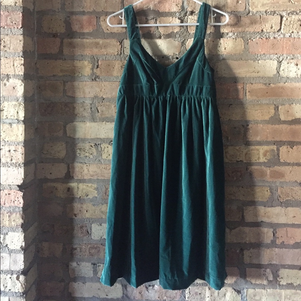 Lands' End Canvas Velvet Dress